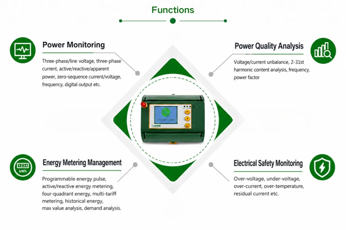 HYFW Three phase energy meter Functions HYFW Three phase energy meter Functions