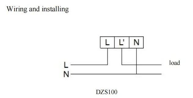 DZS100_Internal_Control_Energy_Meter_Installation