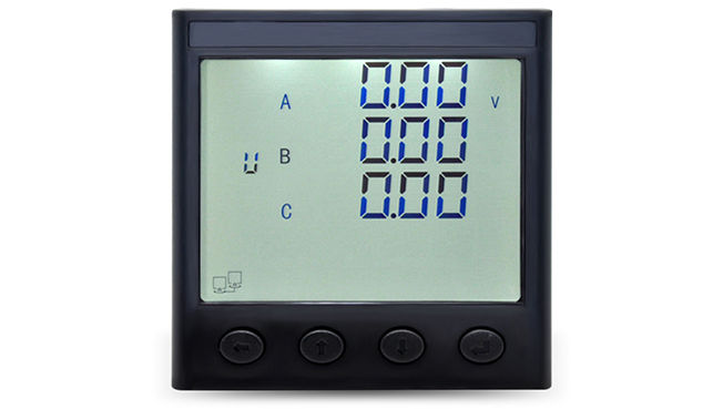 Three Phase Digital Voltmeter MS3U7C