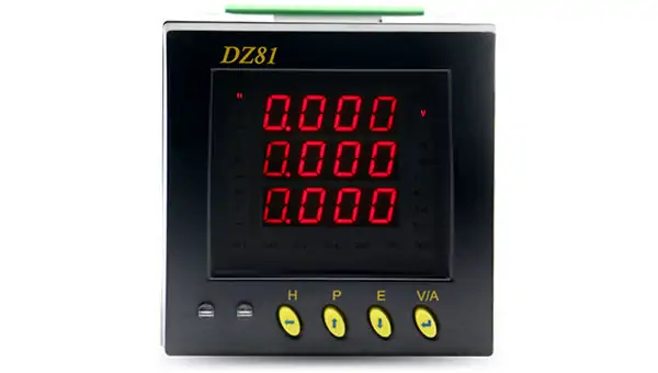 Three Phase Digital Ammeter MS3I5E3