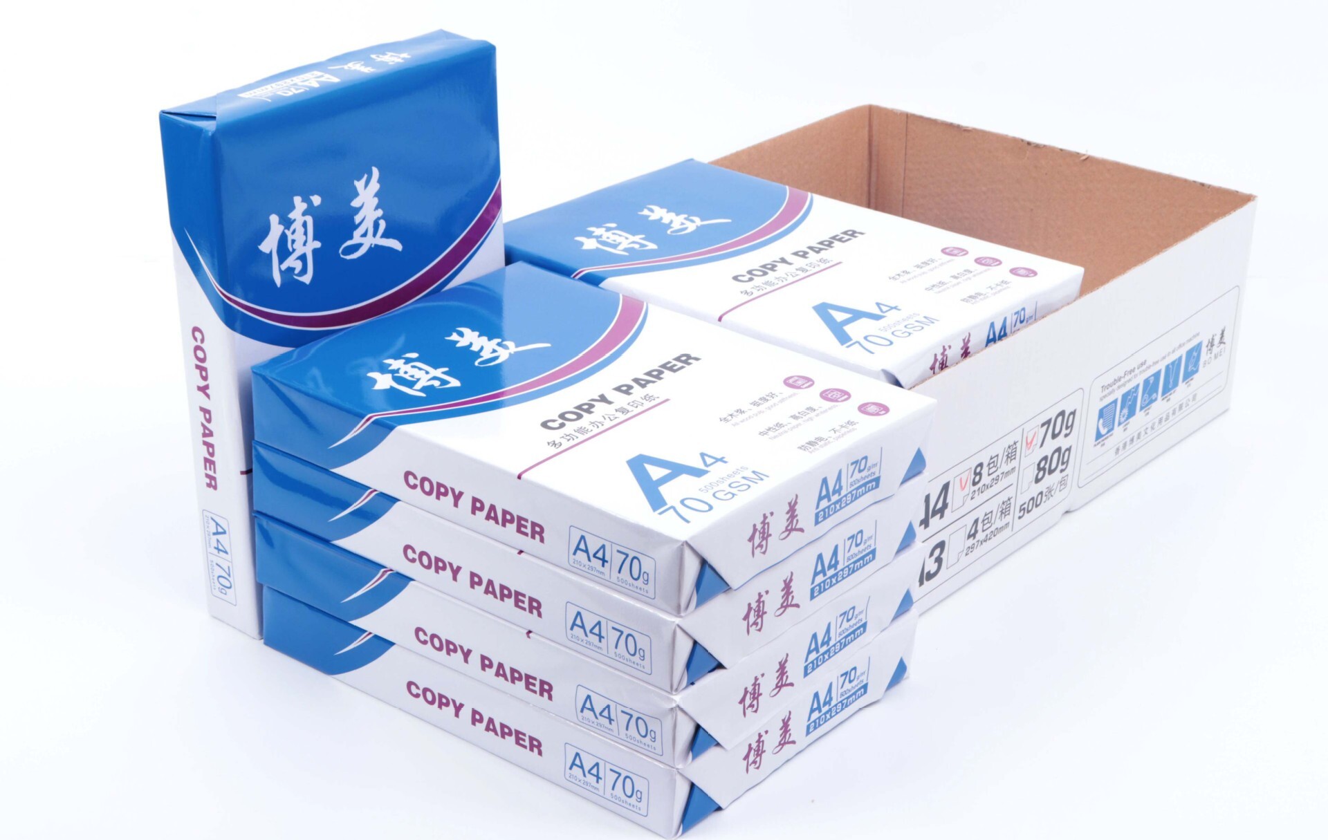 Premium A4 Copy Paper 80gsm – High Brightness Office Paper