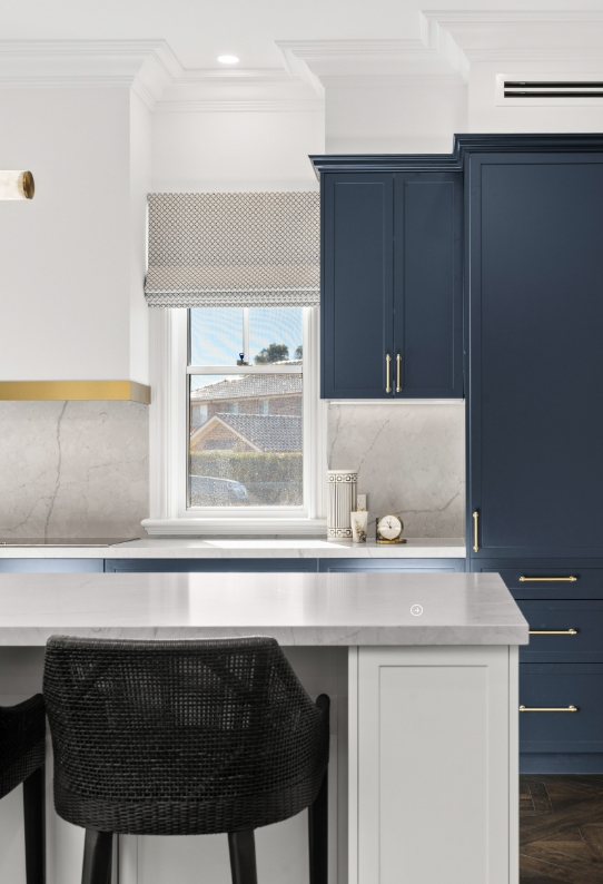 Serene Sea and Sky Inspired Interior with Crafted Floors