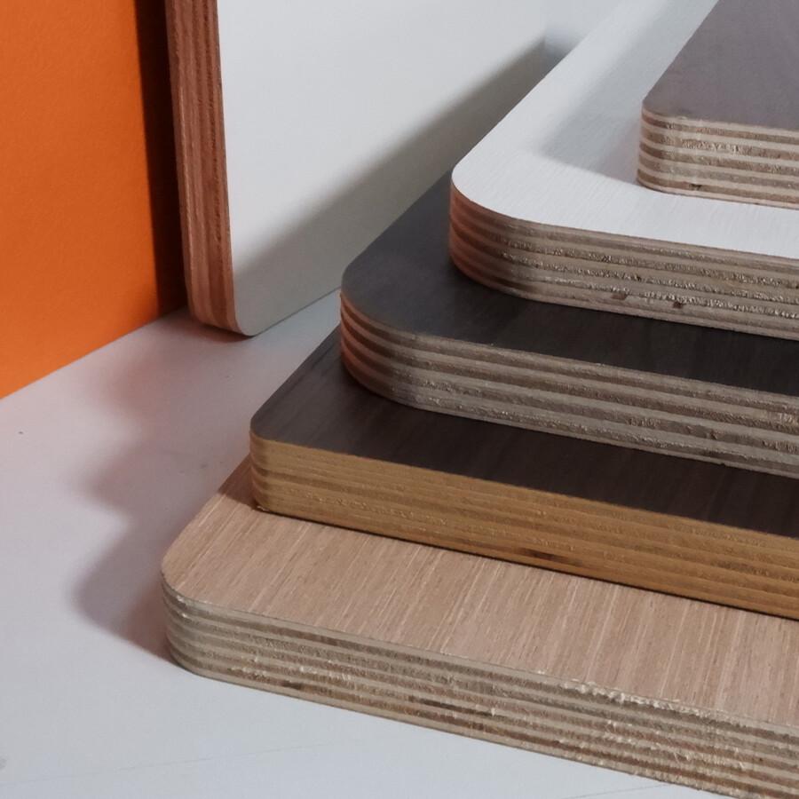 18mm melamine faced birch plywood