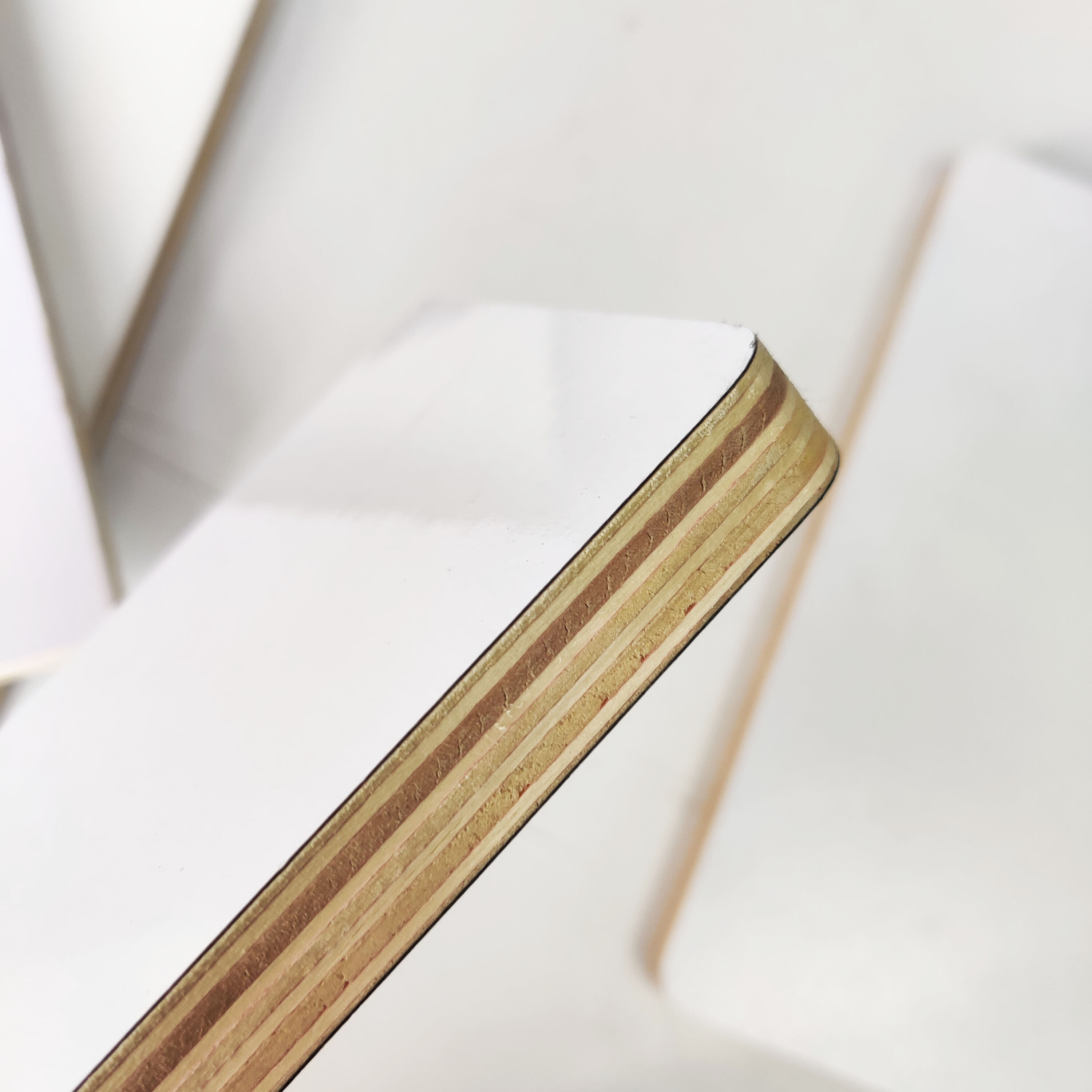 white melamine paper laminated plywood