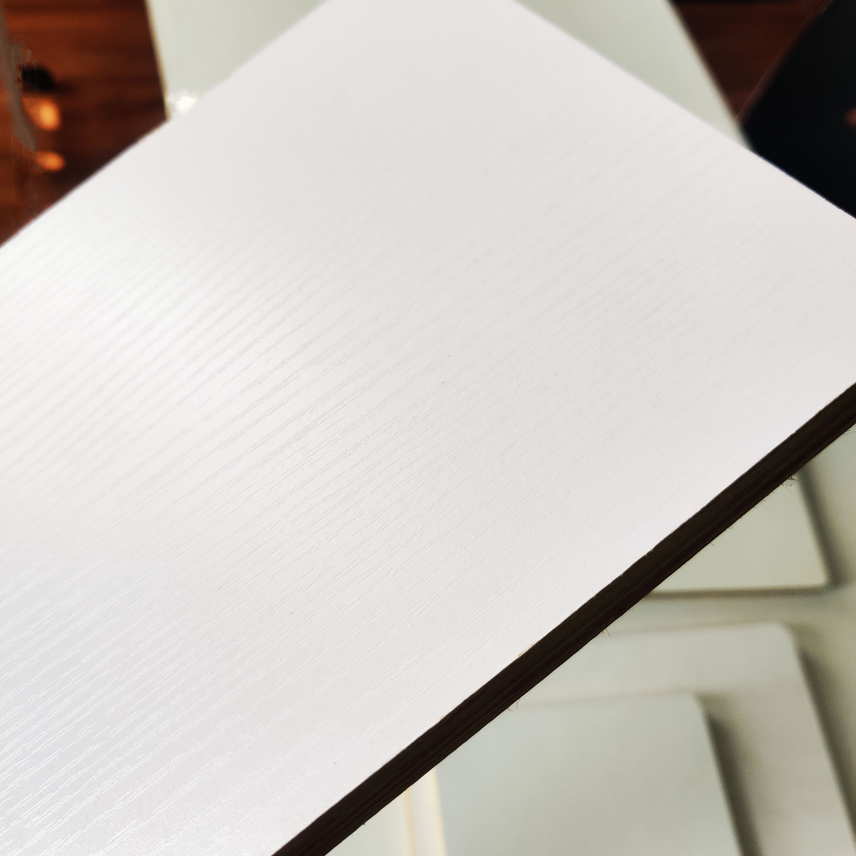 white melamine paper laminated plywood