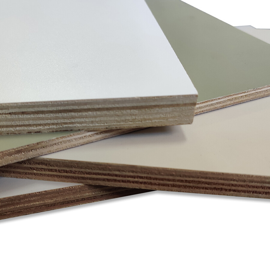 coloured melamine faced plywood