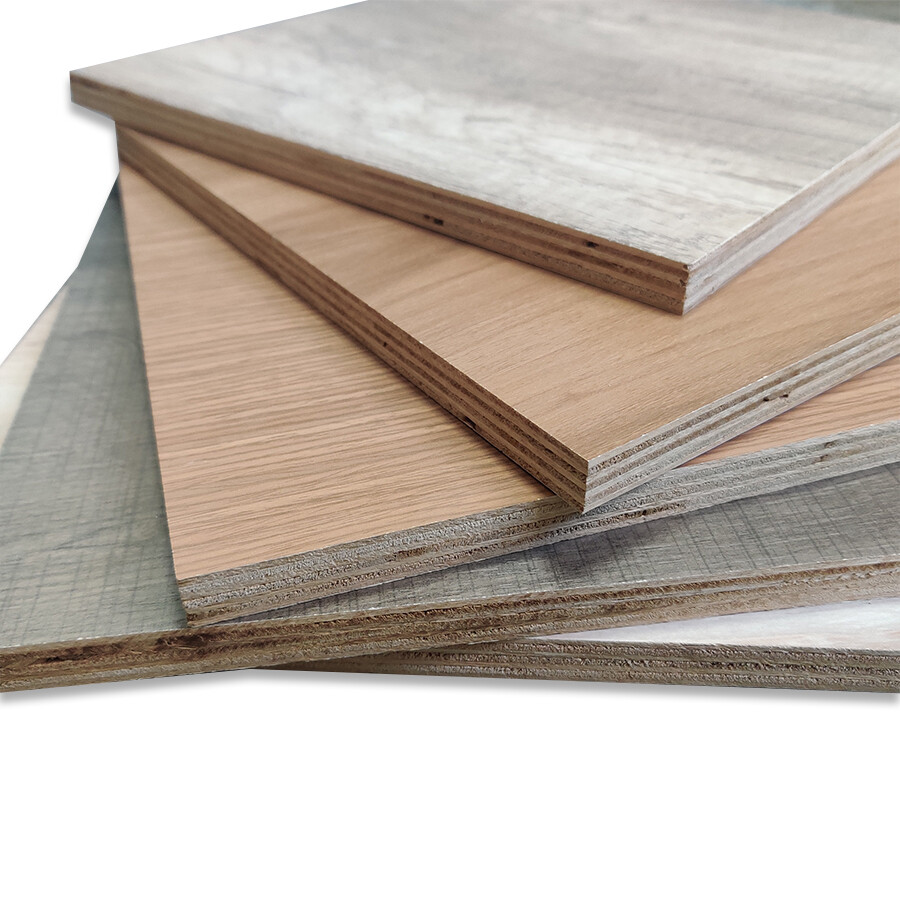 white melamine faced birch plywood