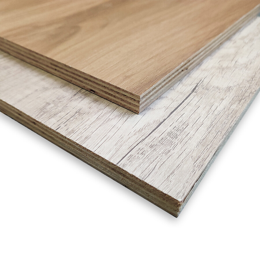 plywood with melamine finish