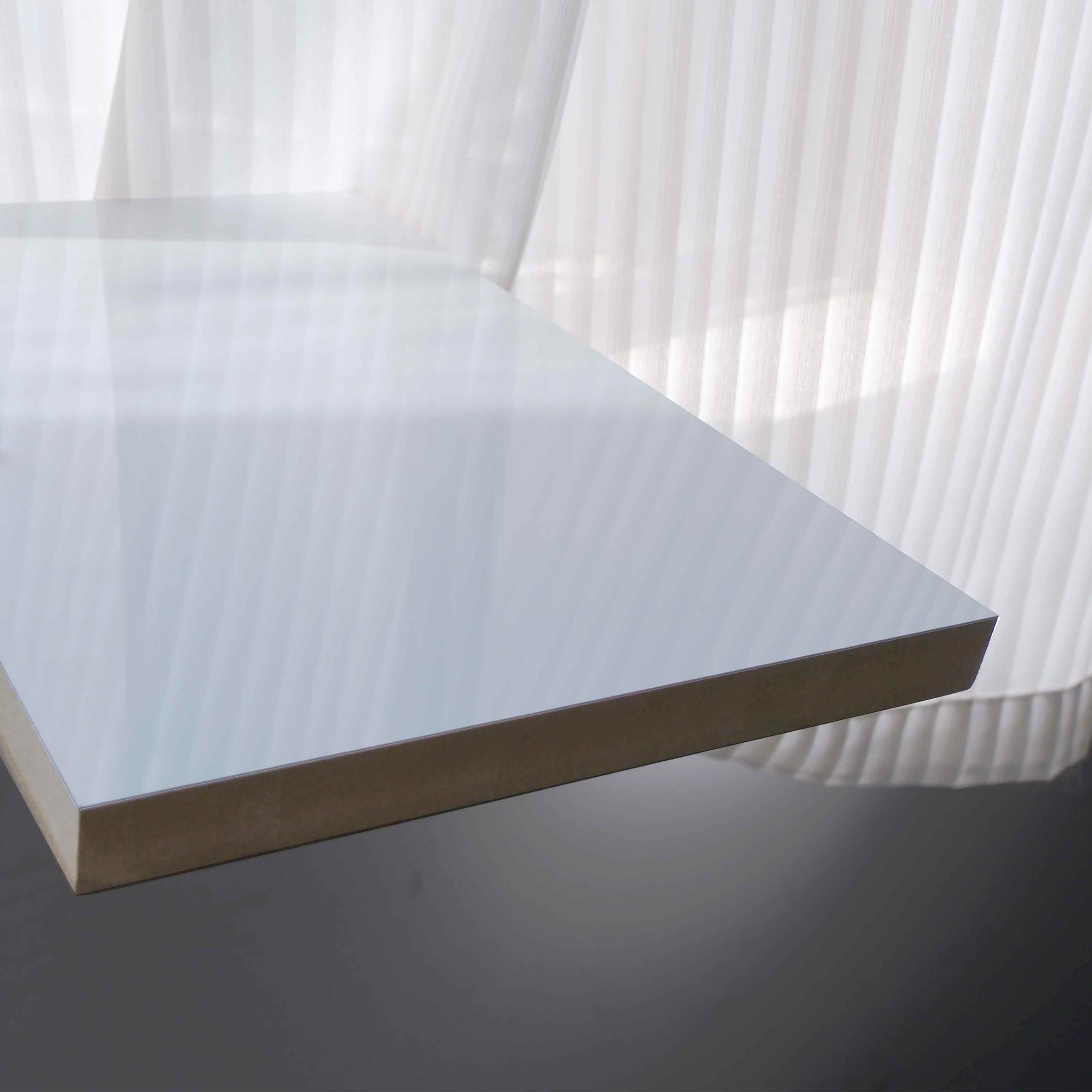 gloss white pet mdf panels