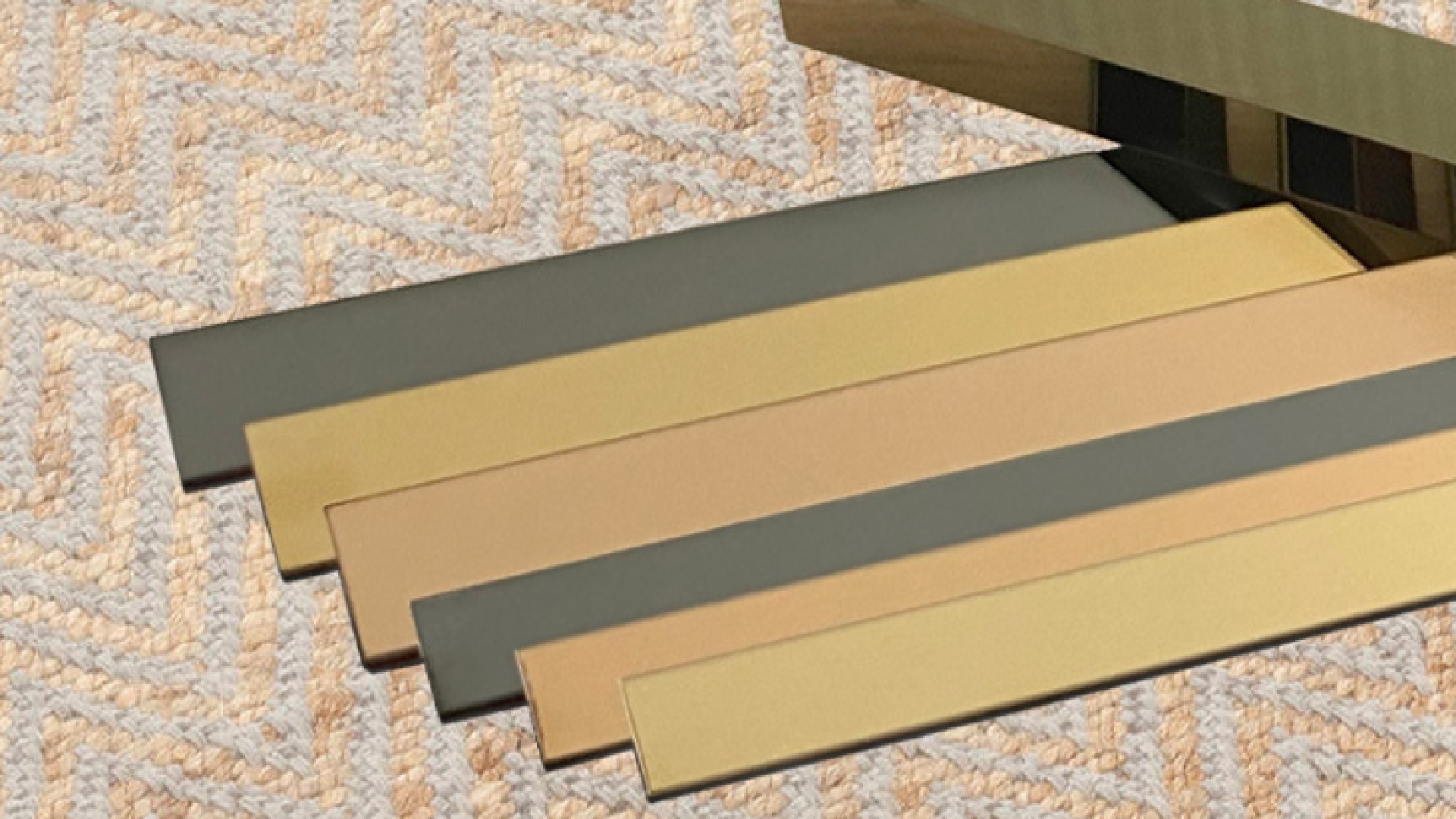 What shapes do the edge bands have? 