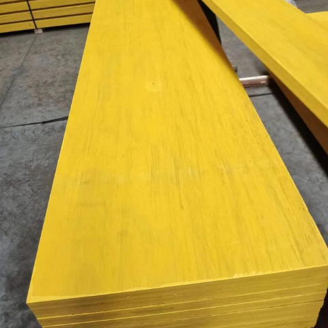 yellow shuttering plywood sheet