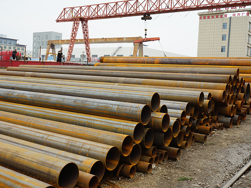 Longitudinally & Spirally Welded Carbon Steel Pipes Round Shape 6m/12m Length