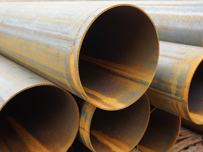  Longitudinal Straight Seam Q235 Q355 API5L SCH40/SCH80 Circular Welded Steel Pipes for Construction