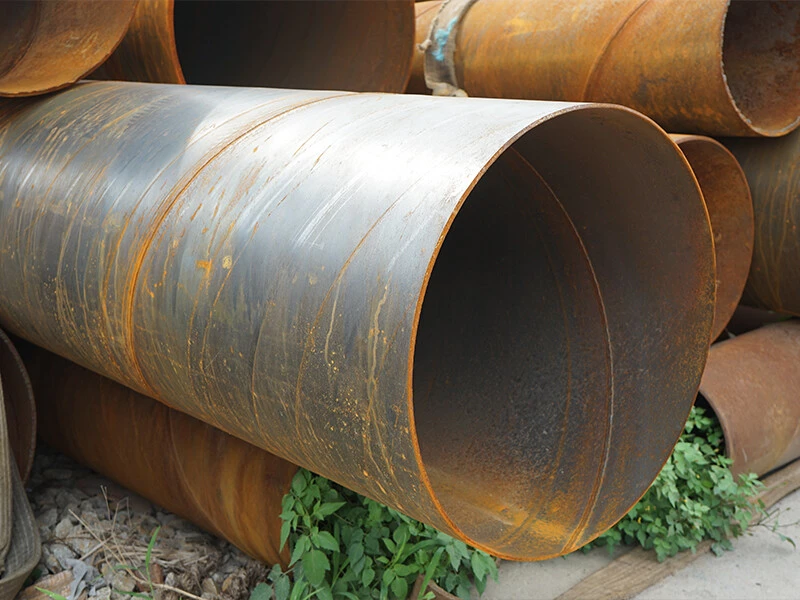 API 5L X42 X52 X56 X60 Steel Pipe SSAW Welded Spiral Steel Pipe Used for Water Well Casing Pipe