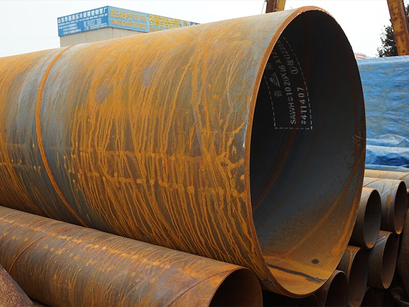 API 5L X42 X52 X56 X60 Steel Pipe SSAW Welded Spiral Steel Pipe Used for Water Well Casing Pipe