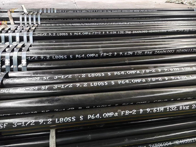 Seamless API 5CT Grade Steel Oil Casing Pipe J55 N80 L80 ERW Technique Welding & Punching Services 12m Length for Structure Use