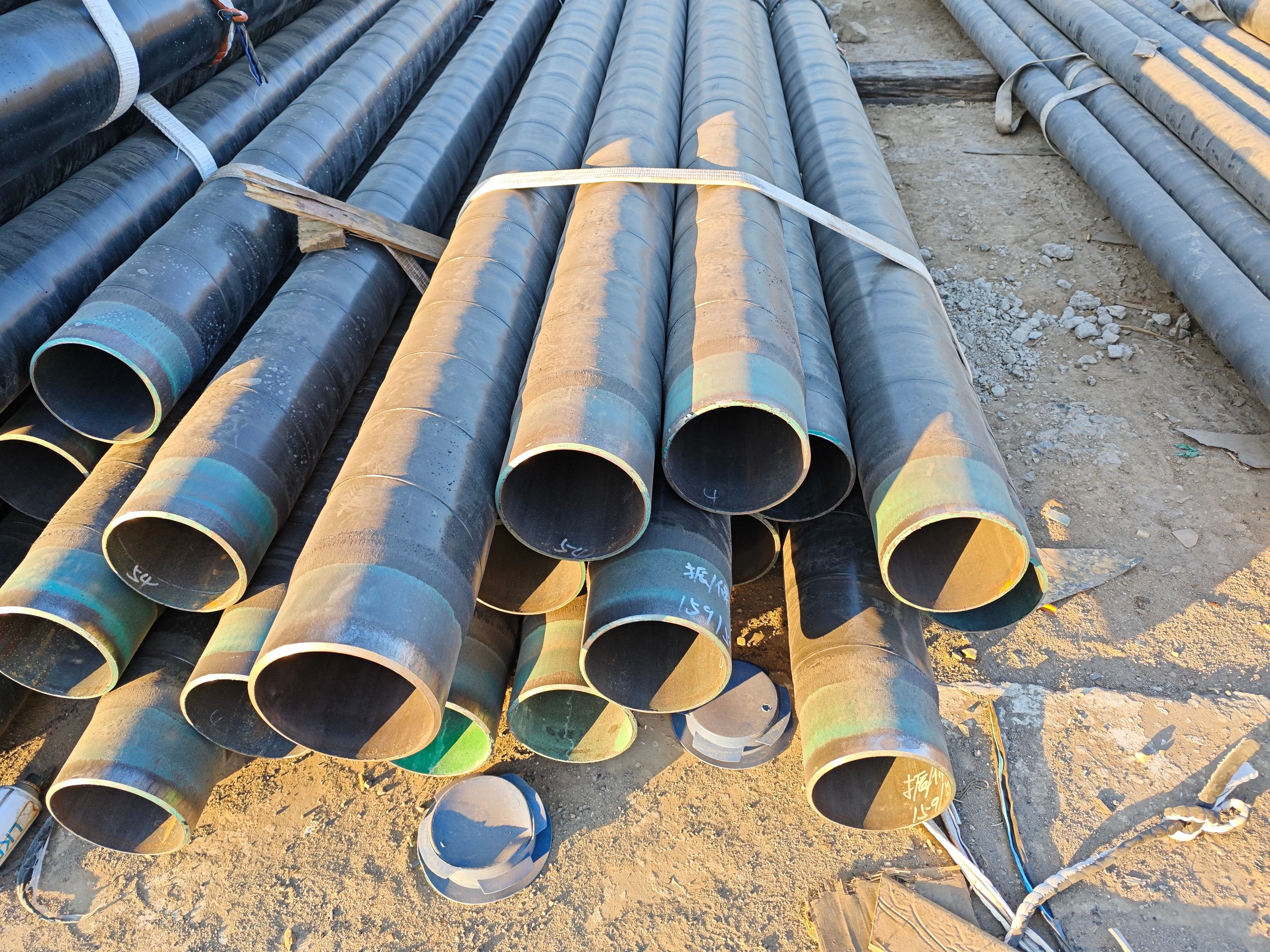 Factory Direct 12m Long 3PE/2PE/3PP Insulated Mild Steel Pipe Anti-Corrosion API Certified for Oil/Gas Structure Applications