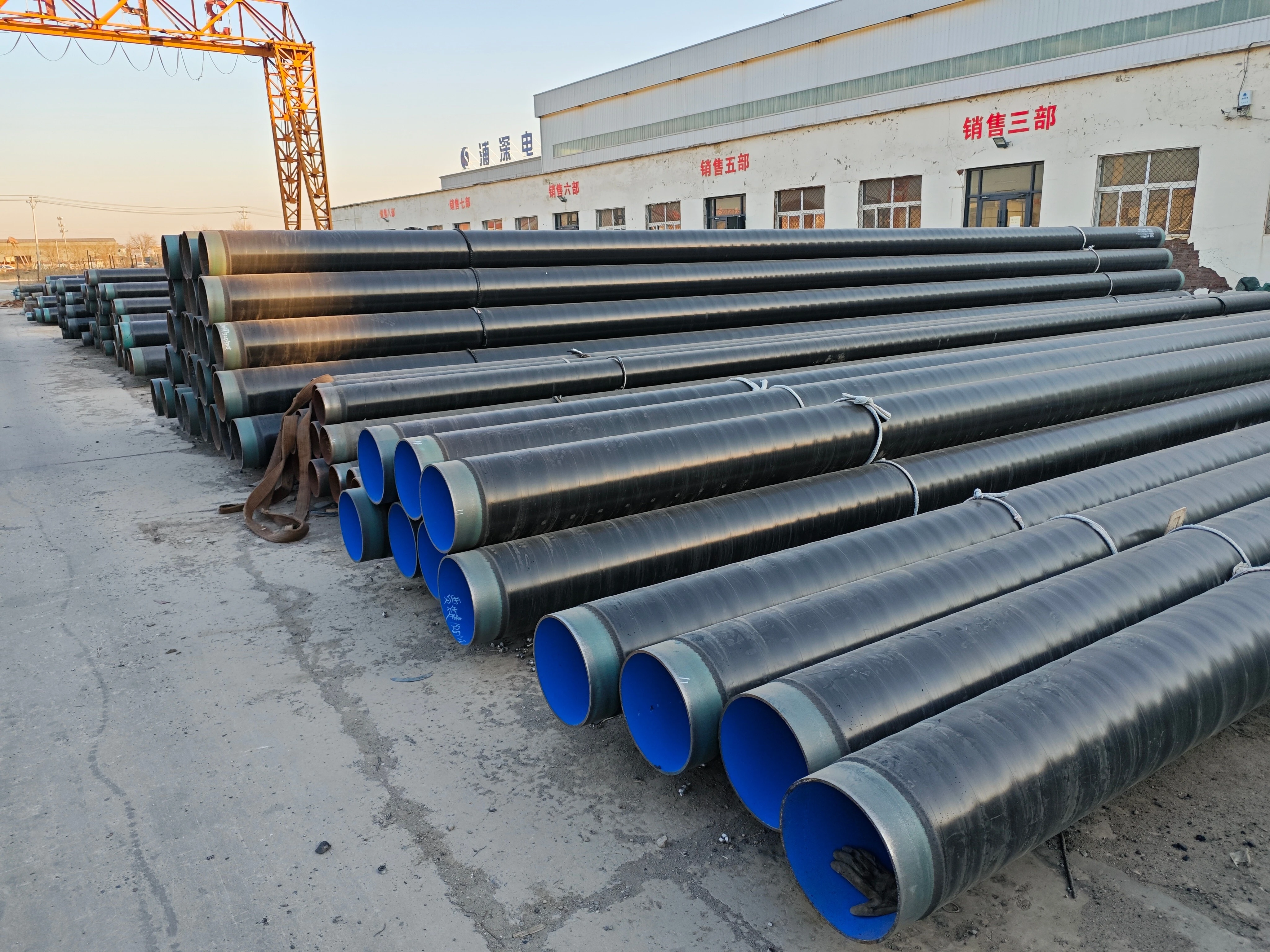 Factory Direct 12m Long 3PE/2PE/3PP Insulated Mild Steel Pipe Anti-Corrosion API Certified for Oil/Gas Structure Applications