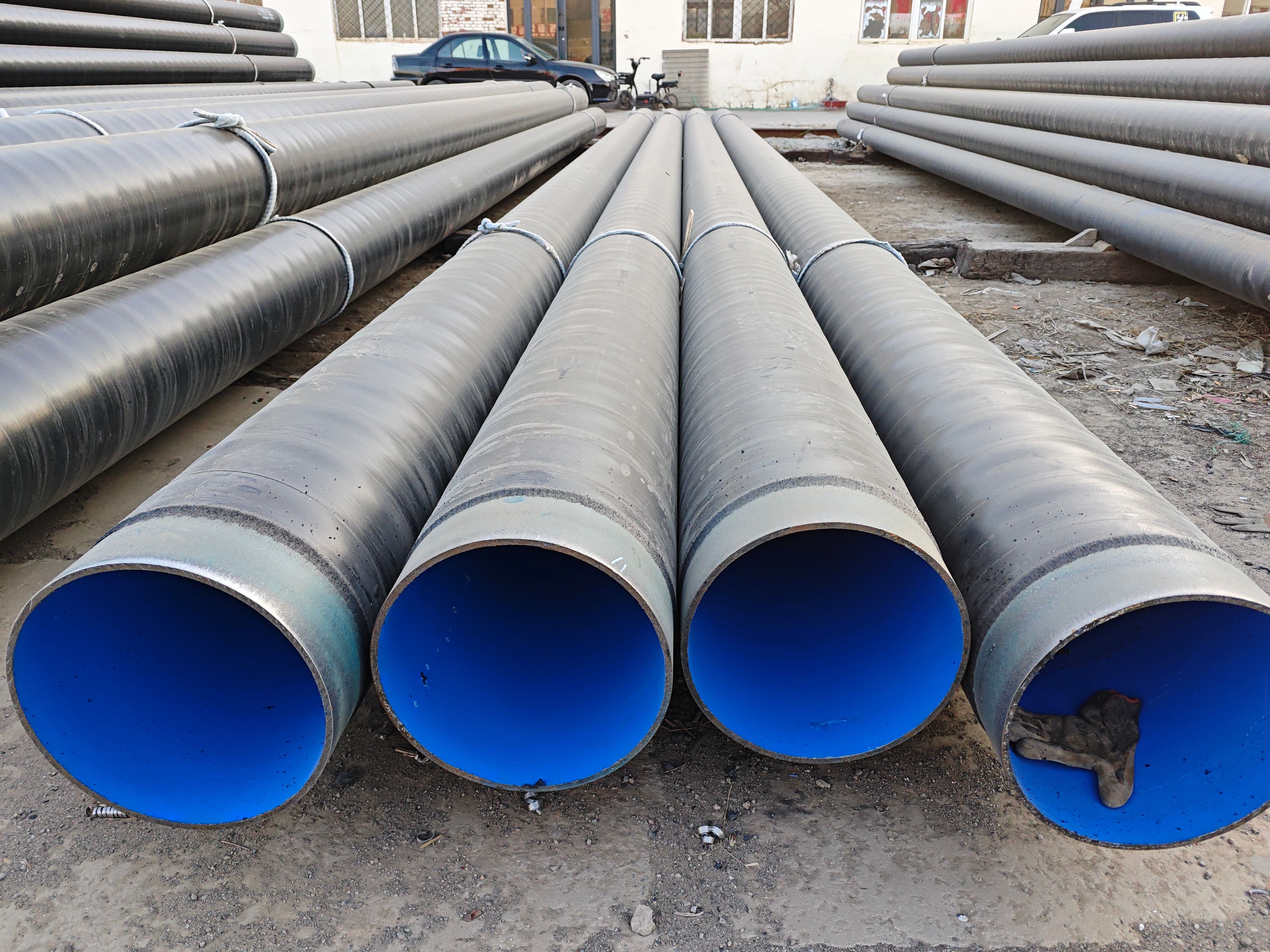 Round Insulated and Anti-Corrosion Mild Steel Pipe 3PE 2PE 3PP Q235 API 5L Carbon Seamless Steel Pipe Supplier 3PE Coated Tube