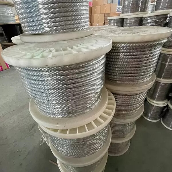 7*19 vinyl coated galvanized steel wire rope