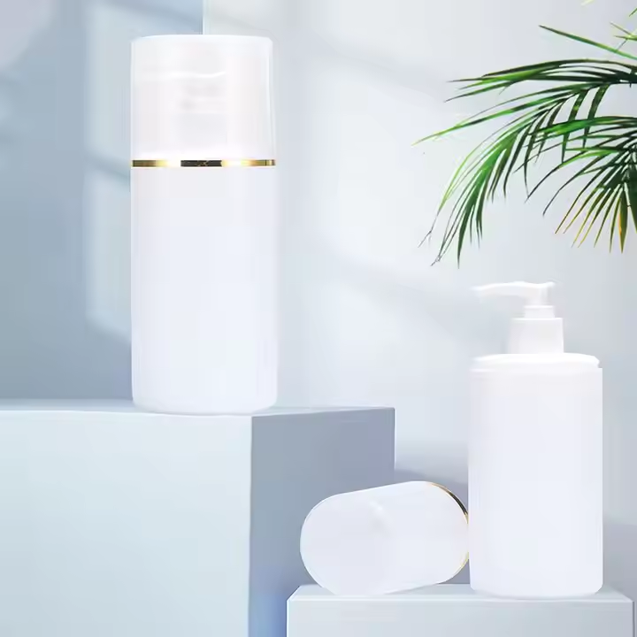 15g, 30g, 50g round-shaped plastic cosmetic jars for eco-friendly luxury and elegant cosmetics, circular cream containers.