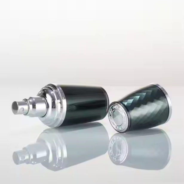 Refillable airless pump bottles - plastic acrylic for serum and emulsion, 30ml, 50ml, 100ml and 120ml cosmetic containers