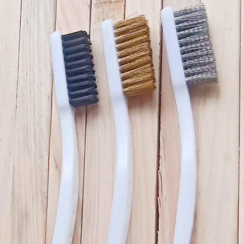 Seafood brush mini industrial toothbrush stainless steel copper wire plastic wire brush grinding ground seam lobster cleaning brush crab Seafood brush mini industrial toothbrush stainless steel copper wire plastic wire brush grinding ground seam lobster cleaning brush crab