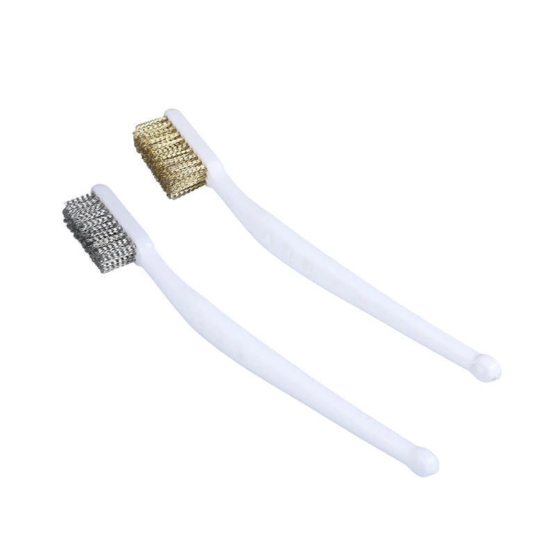 Seafood brush crayfish oyster shellfish cleaning brush stainless steel brush wire copper wire brush kitchen corner gap cleaning