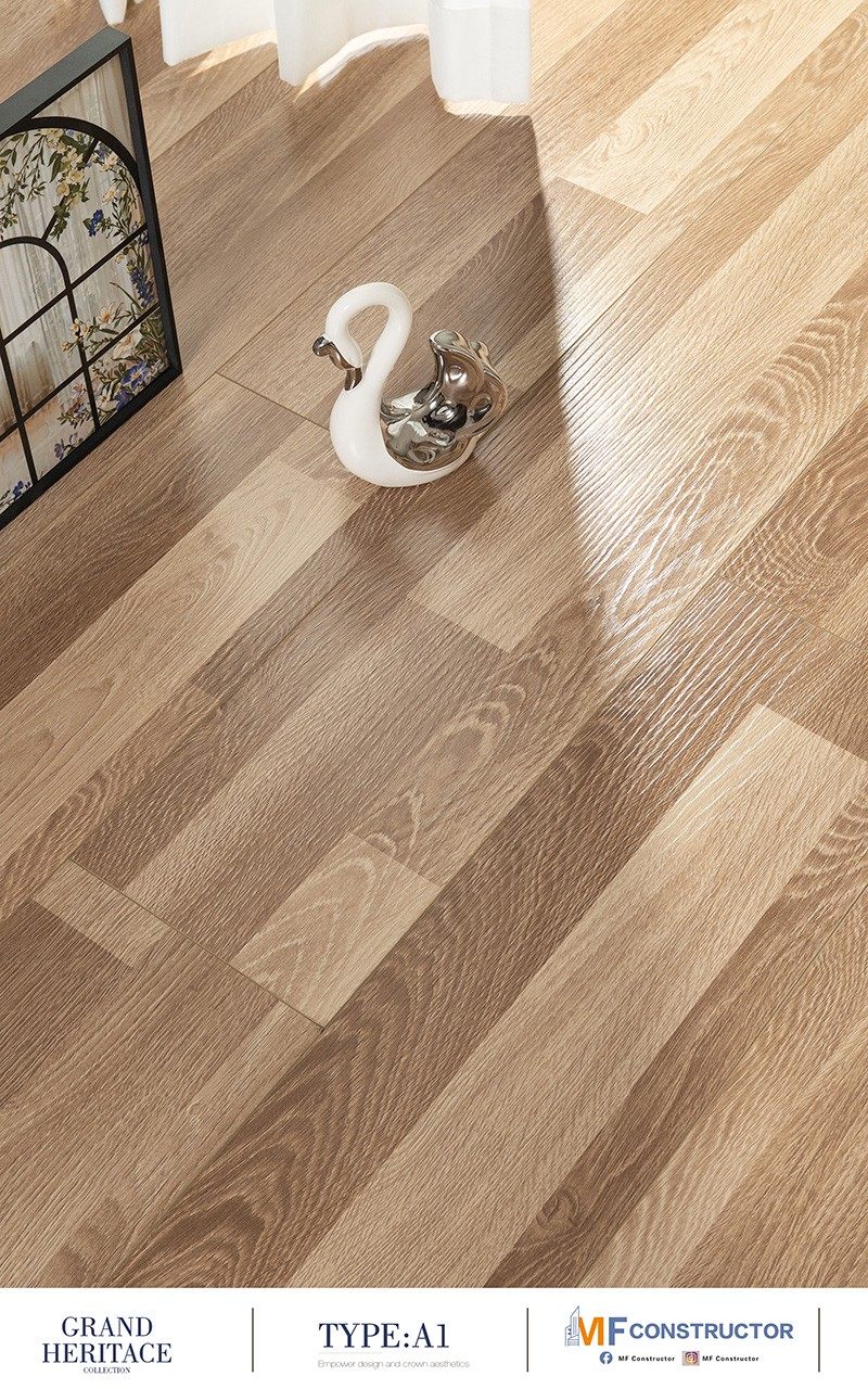 Deep-relief wooden floor