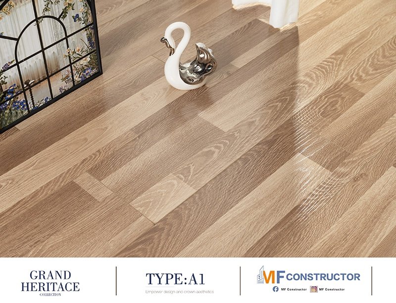 Deep-relief wooden floor