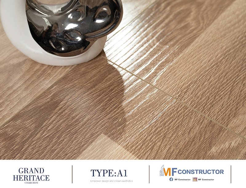 Deep-relief wooden floor