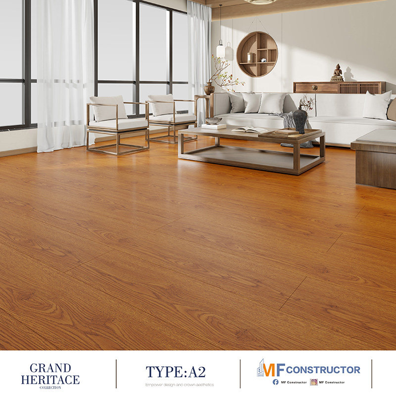 Deep-relief wooden floor