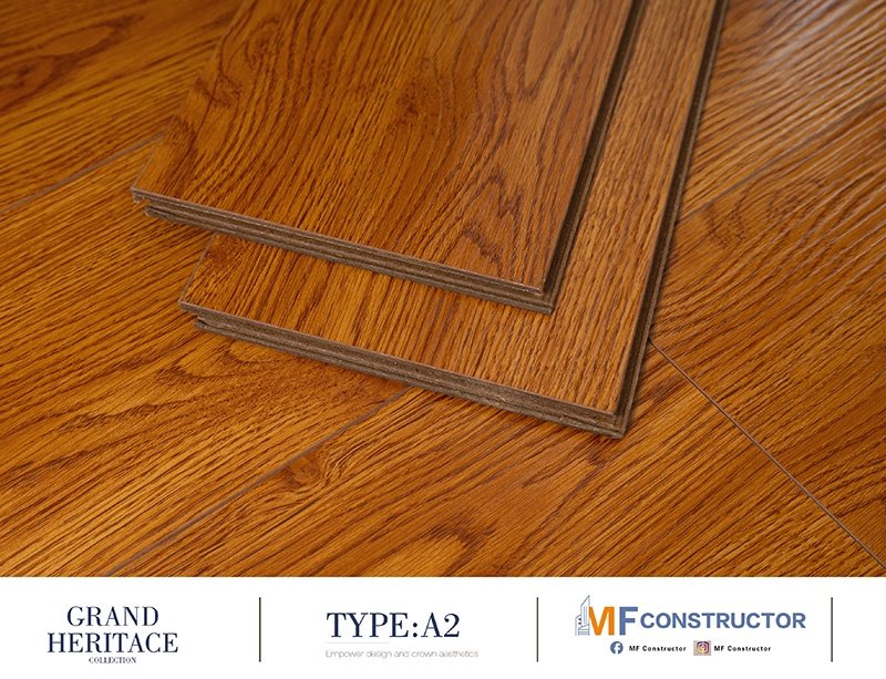 Deep-relief wooden floor