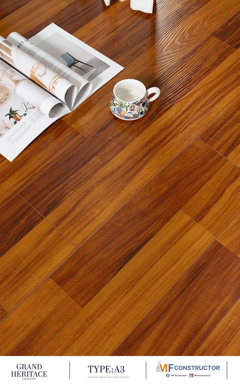 Deep-relief wooden floor