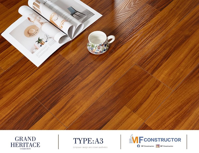 Deep-relief wooden floor