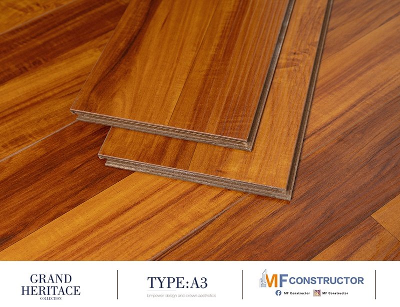 Deep-relief wooden floor