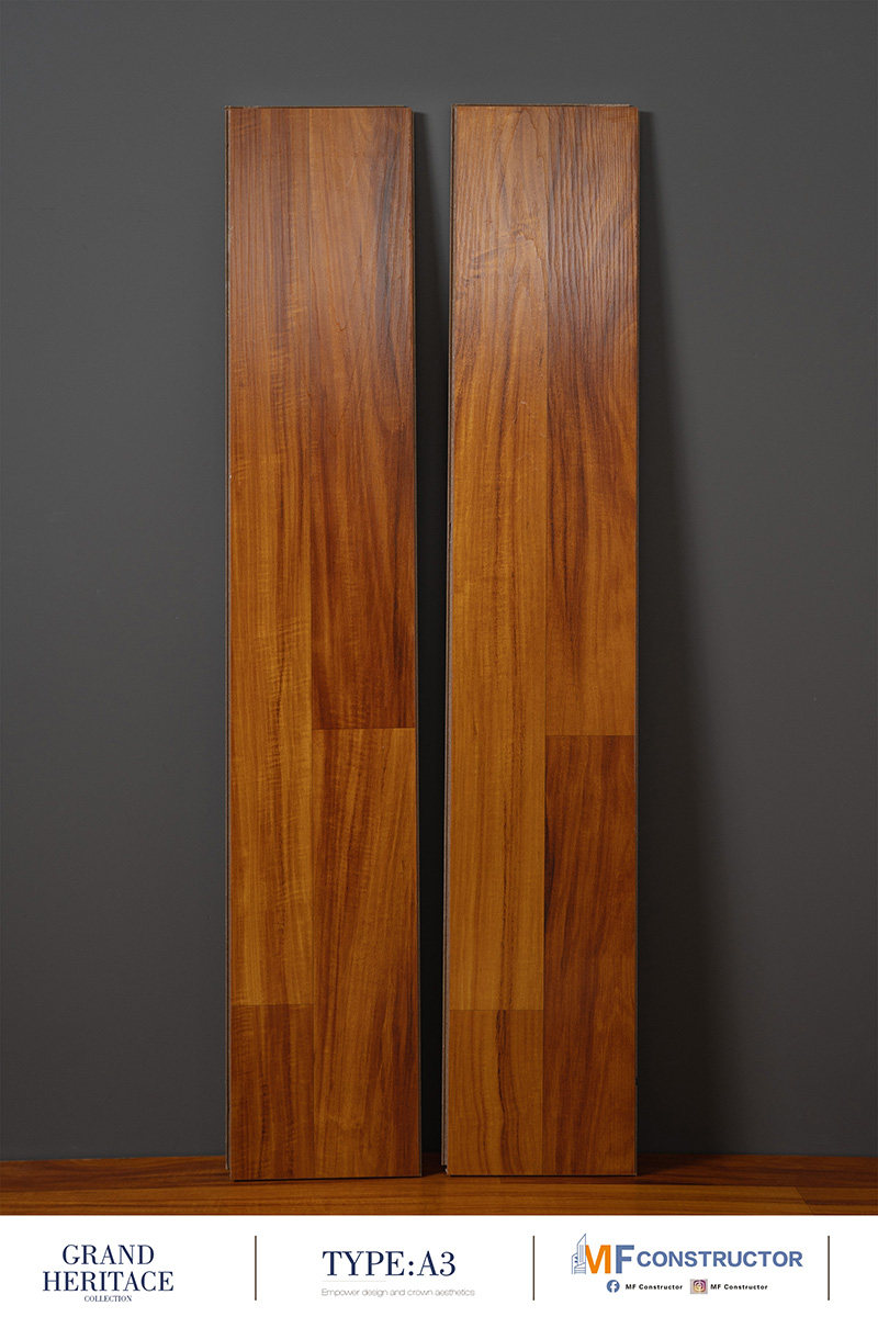 Deep-relief wooden floor