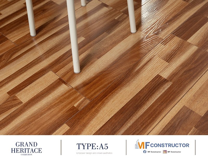 Deep-relief wooden floor