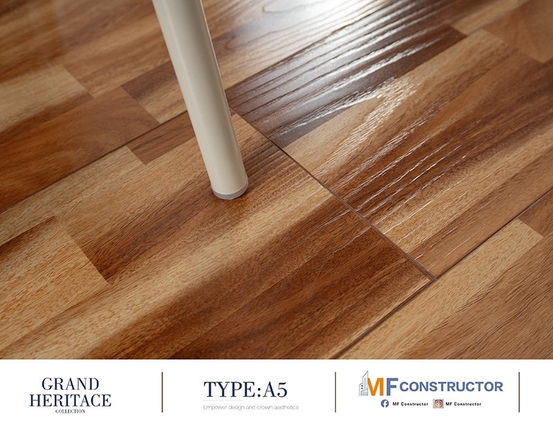 Deep-relief wooden floor