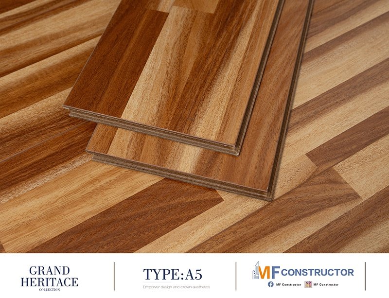 Deep-relief wooden floor