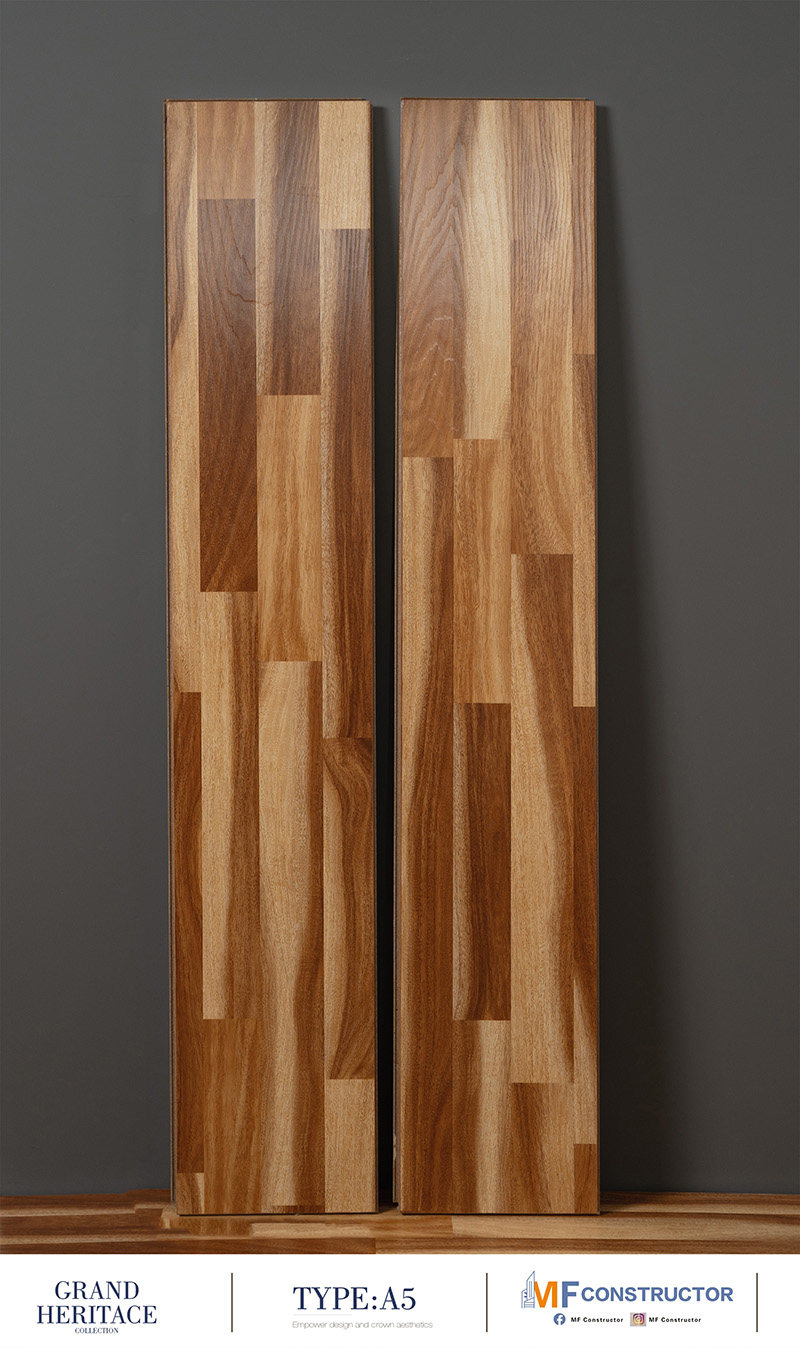 Deep-relief wooden floor