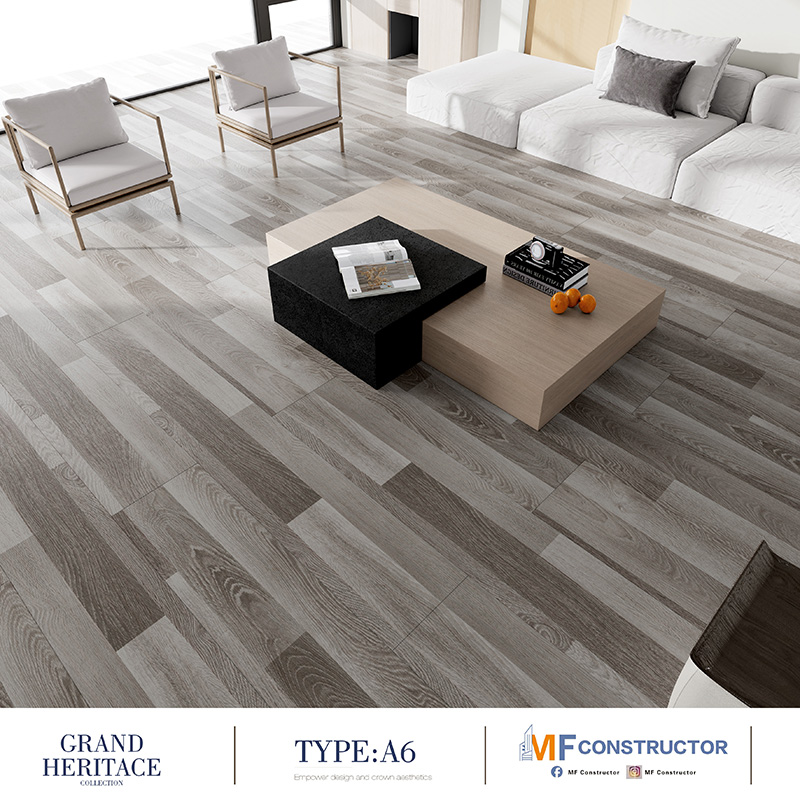 Deep-relief wooden floor