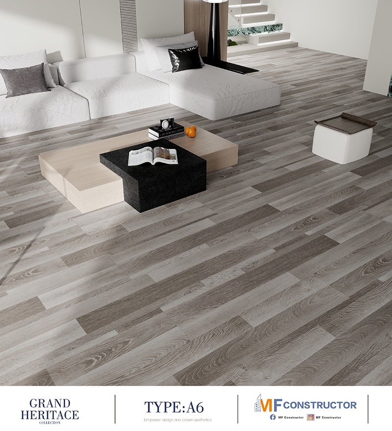 Deep-relief wooden floor