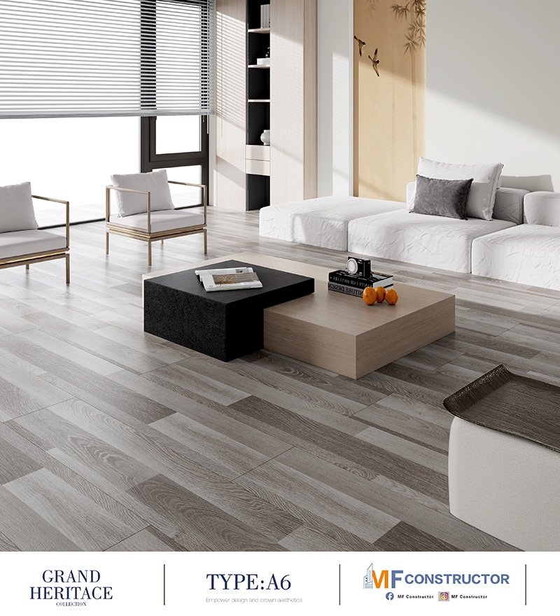 Deep-relief wooden floor