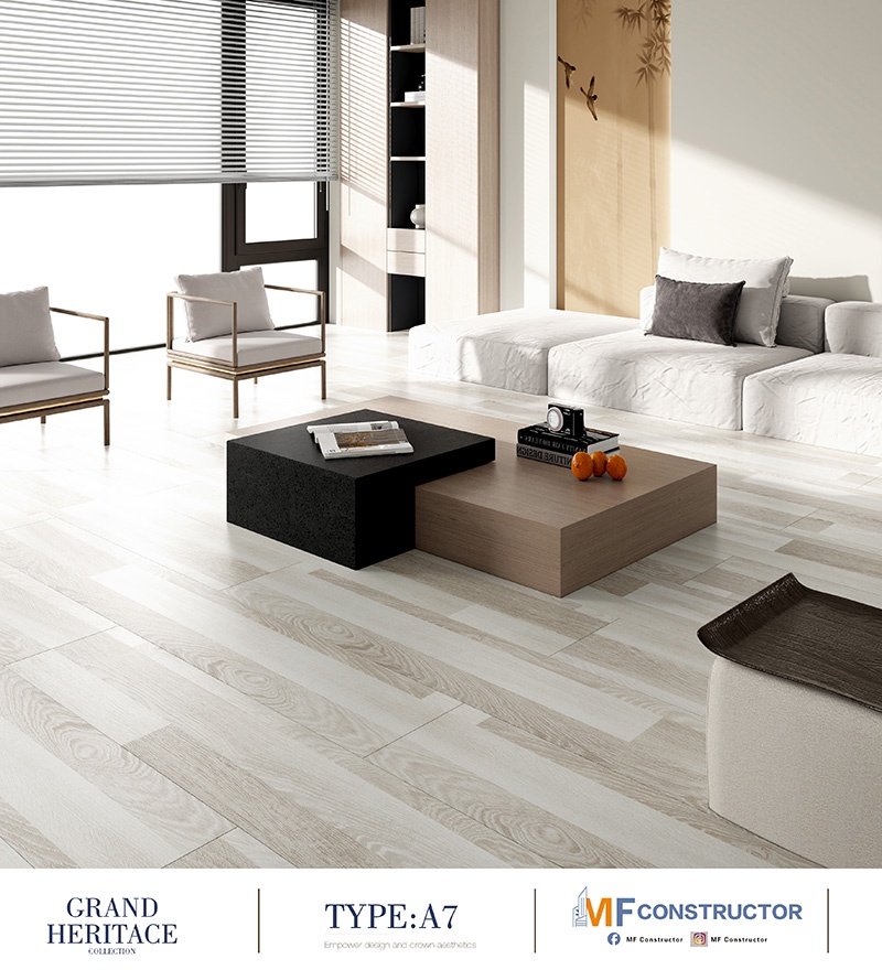 Deep-relief wooden floor