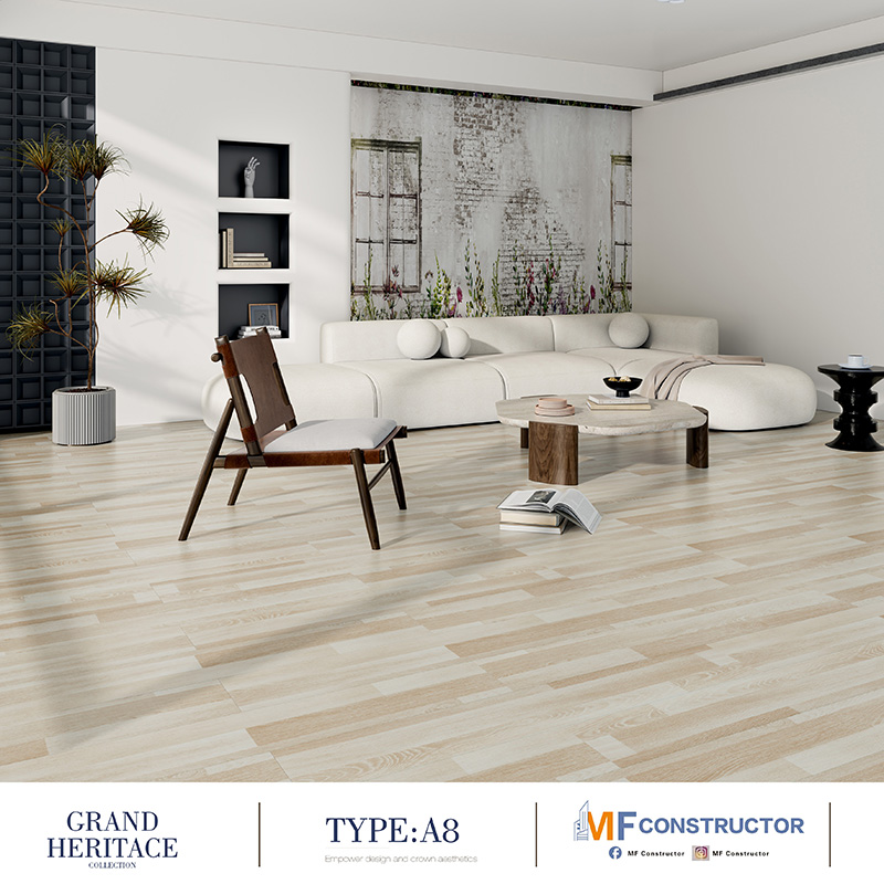 Deep-relief wooden floor