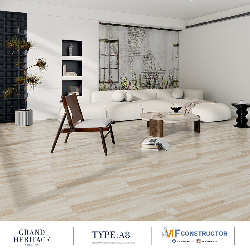 Deep-relief wooden floor