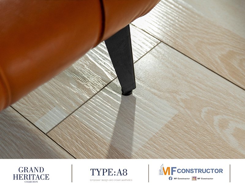 Deep-relief wooden floor