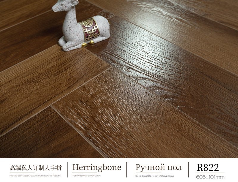 Deep-relief wooden floor