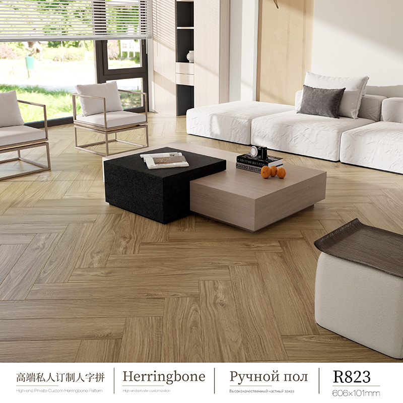 Deep-relief wooden floor